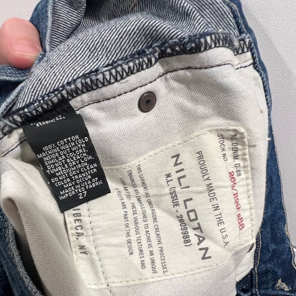 Nili Lotan Smith straight leg jeans in Debbie wash - Picture 7 of 8